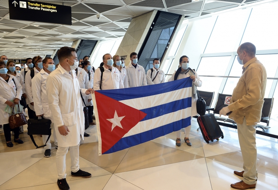 115 Cuban doctors on COVID-19 arrive in Azerbaijan