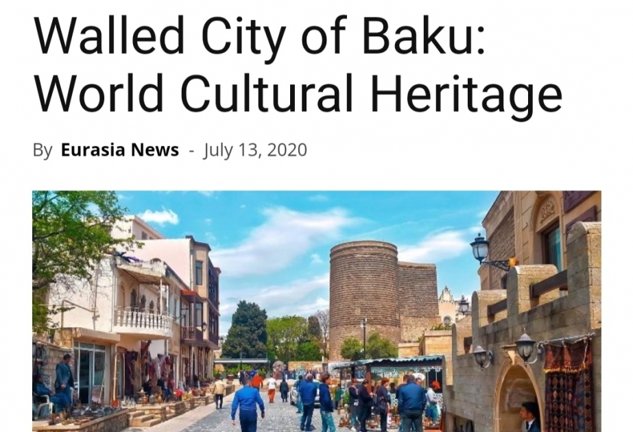 Pakistan mətbuatında “Bakının qala divarları: Dünya Mədəni İrsi“ adlı məqalə dərc olunub