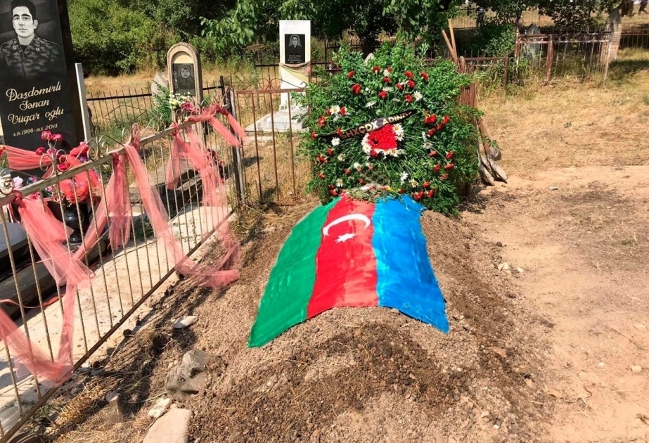 Soldado azerbaiyano enterrado en Ismaillí