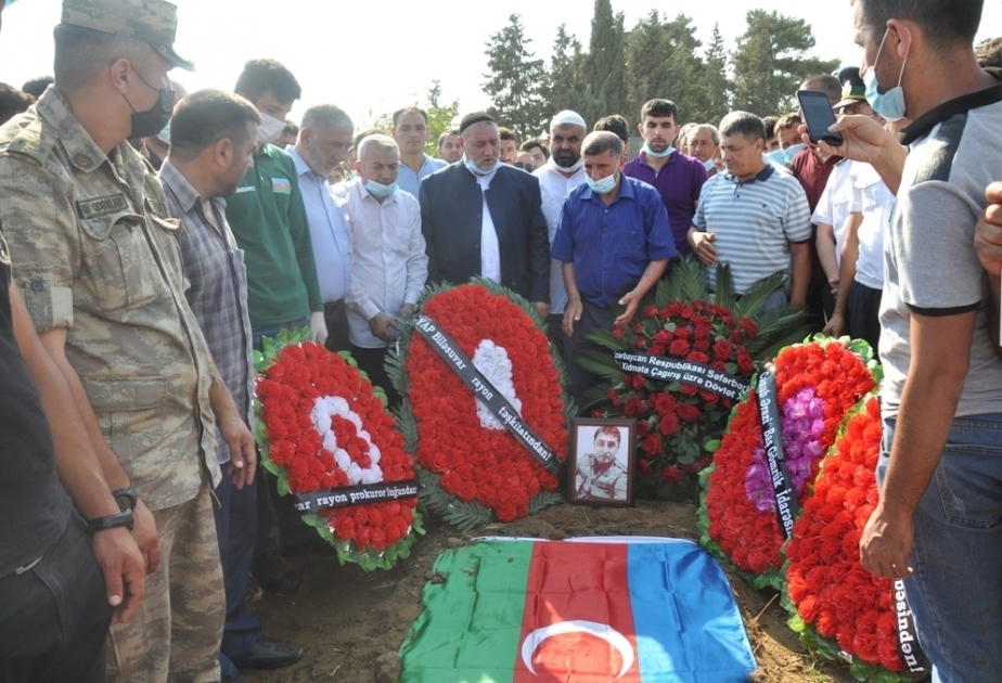 Un oficial azerbaiyano fue enterrado en Bilasuvar