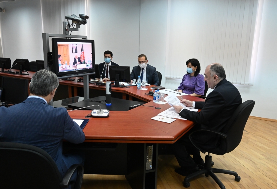 Se celebró videoconferencia entre los cancilleres de Azerbaiyán, el Afganistán y Turkmenistán