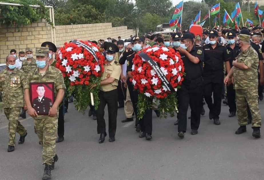Şəhid gizirimiz Yaşar Babayev son mənzilə yola salınıb