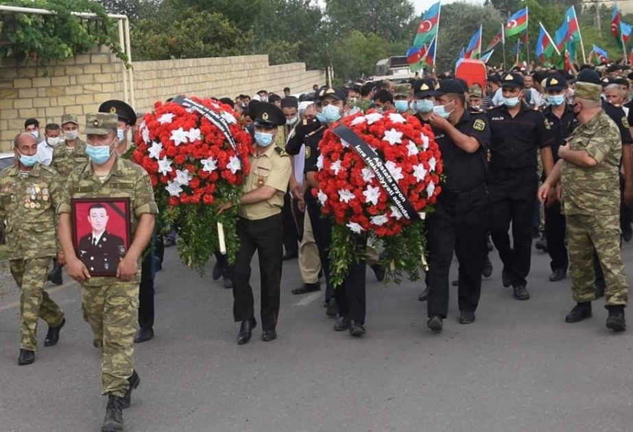 Похоронен прапорщик Яшар Бабаев