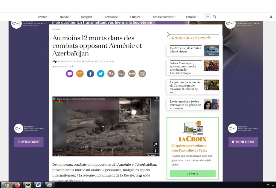 Армянское лобби пригрозило порталу L'Express Франции
