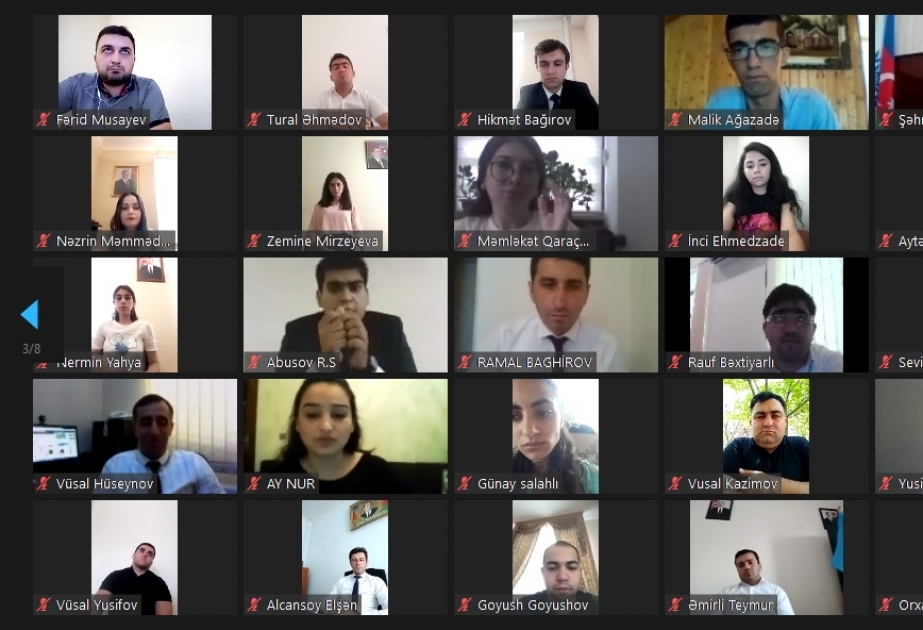YAP Gənclər Birliyinin videokonfrans formatında təşkil etdiyi yay düşərgəsinin açılışı olub