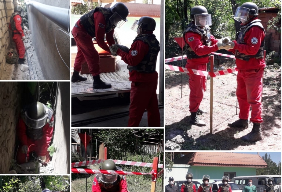 ANAMA Tovuz rayonunun Dondar Quşçu kəndində partlamamış top mərmisi aşkarlayıb