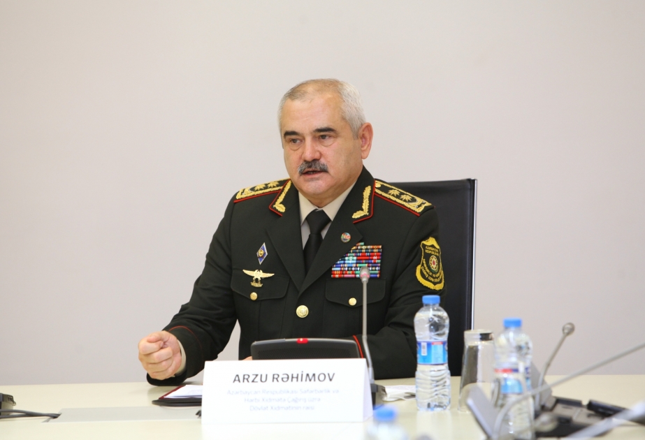 Arzu Rəhimov: Səfərbərlik və Hərbi Xidmətə Çağırış üzrə Dövlət Xidməti müharibə dövrü üçün bütün lazımi tədbirləri görüb