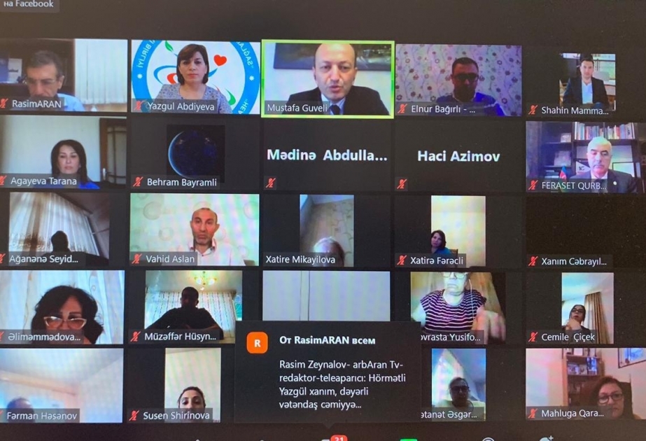 “COVID-19 diaqnozlu xəstələrə psixoloji yardım və düzgün müalicə prinsipləri” mövzusunda videokonfrans keçirilib