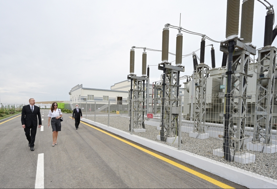 President Ilham Aliyev inaugurated Boyukshor substation VIDEO