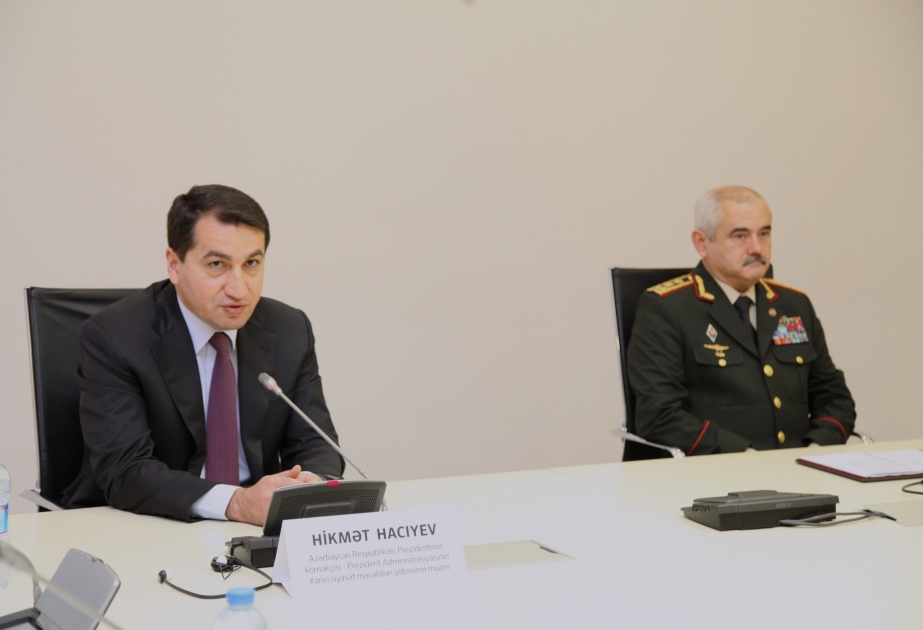 مساعد الرئيس: مجموعة منسك ينبغي لها أن تدلي بموقف ملموس من اعتداء أرمينيا الحربية
