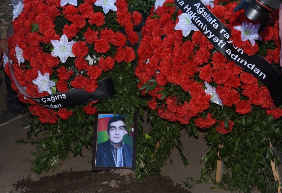 Şəhid əsgər Nazim İsmayılov Ağstafada dəfn olunub