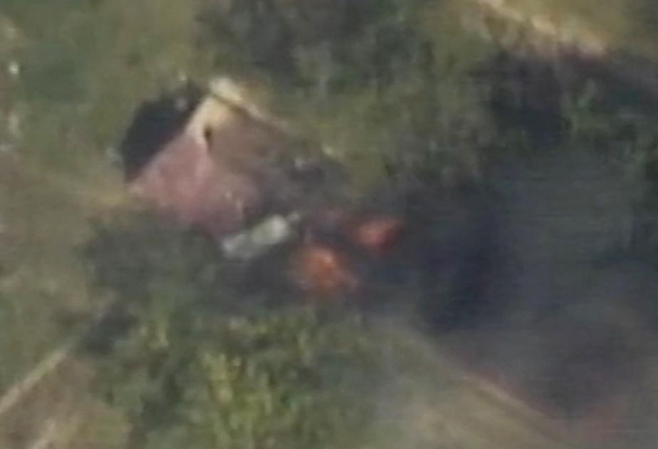 Azerbaijan's Defense Ministry: Enemy military barrack was destroyed