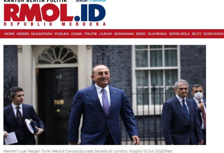Ermənistanın Tovuz istiqamətində törətdiyi təxribat İndoneziya KİV-lərində geniş işıqlandırılır