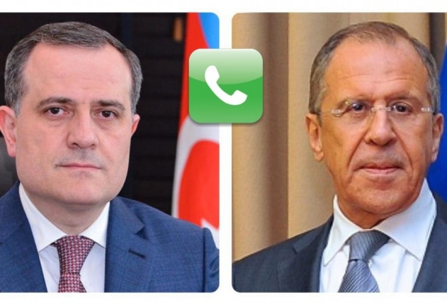 Azərbaycanın və Rusiyanın Xarici İşlər nazirlərinin telefon danışığı olub