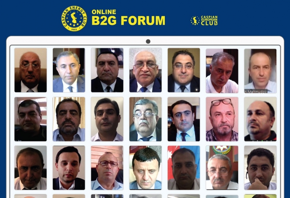 “Caspian European Club”un növbəti “B2G Online” forumu keçirilib