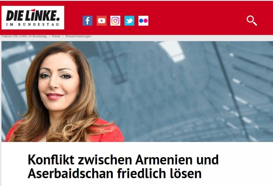 Bundestaqın deputatı Ermənistan-Azərbaycan münaqişəsinin Madrid prinsipləri çərçivəsində mərhələli həllinə çağırıb