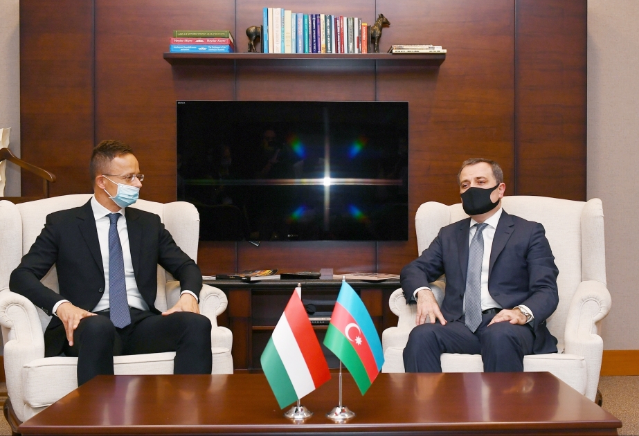 Azerbaijani, Hungarian FMs meet in Baku