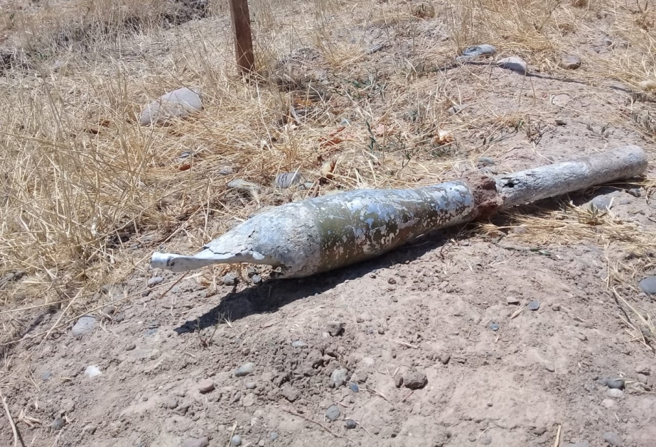 ANAMA Füzuli rayonundakı yolun kənarında tank əleyhinə idarəolunmayan raket aşkarlayıb