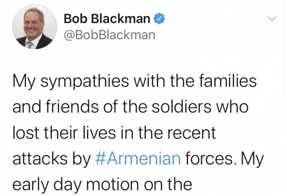 Britaniya parlamentinin üzvü Ermənistanın hərəkətlərini təcavüz adlandırıb
