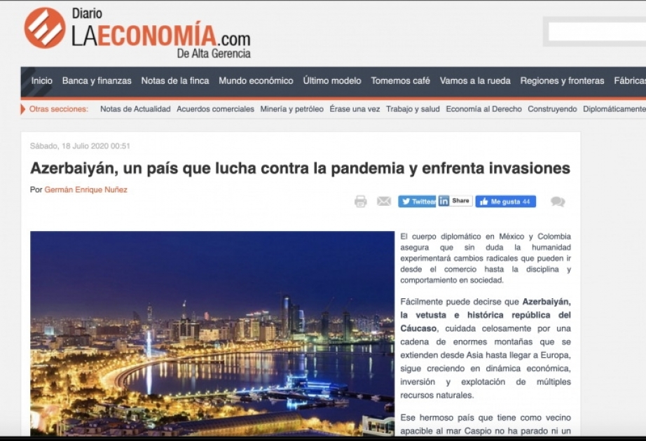 El influyente portal colombiano emite un artículo titulado 