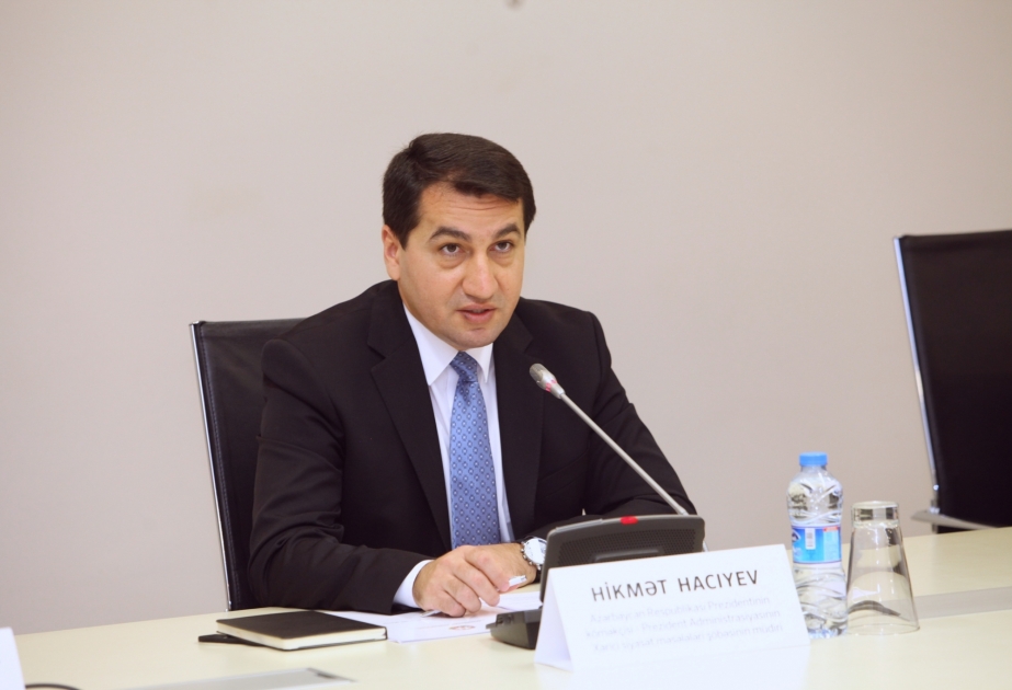 Hikmat Hajiyev: In contrast to Armenia, Azerbaijan has never planned attacks on civilian targets