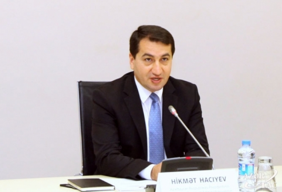 Hikmat Hadjiyev: “Armenia no ha logrado ninguno de sus objetivos”