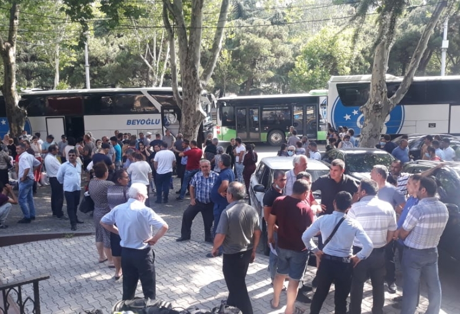 Gürcüstanda olan Azərbaycan vətəndaşlarının növbəti təxliyəsi həyata keçirilib