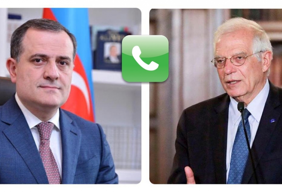 Ceyhun Bayramovun Aİ-nin xarici və təhlükəsizlik məsələləri üzrə ali nümayəndəsi ilə telefon danışığı olub