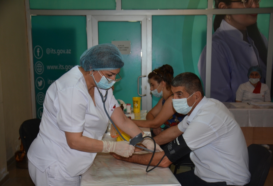 Zaqatalada qanvermə aksiyasında 64 könüllü qan verib