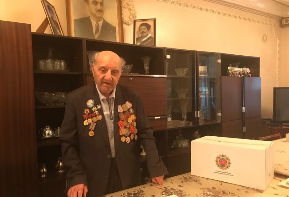 Veteranlara ərzaq sovqatlarının çatdırılması işi davam etdirilir