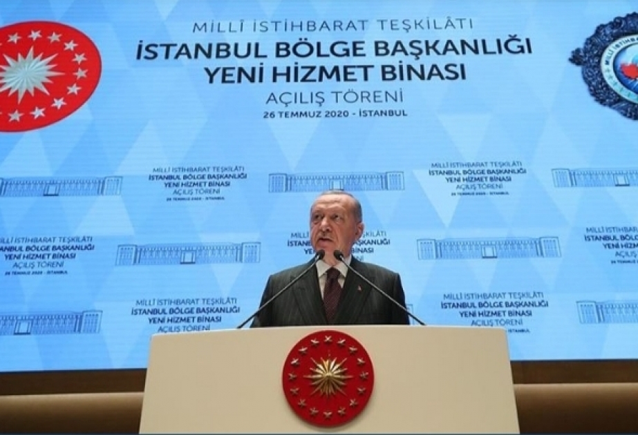 İstanbulda Türkiyənin Milli Kəşfiyyat Agentliyinin yeni binası istifadəyə verilib