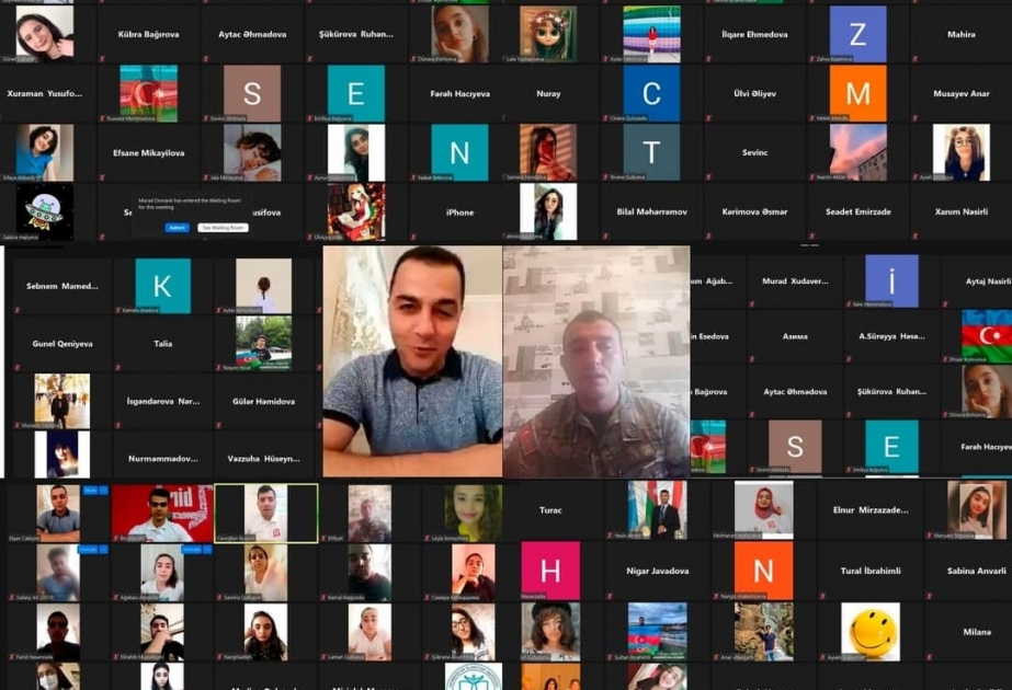 “Virtual BİR mən” layihəsi çərçivəsində “Vətənpərvərlik” mövzusunda onlayn görüş