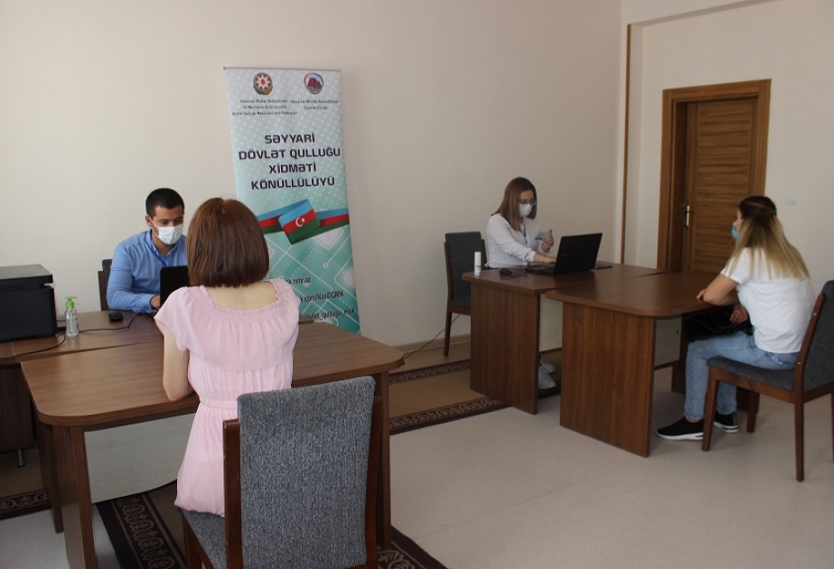 Səyyar dövlət qulluğu xidmətinin könüllüləri Ordubad rayonunda olublar
