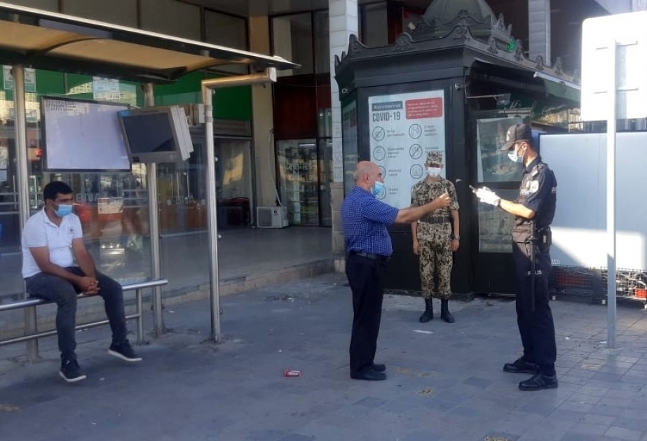 В Баку оштрафованы лица, не использующие медицинские маски