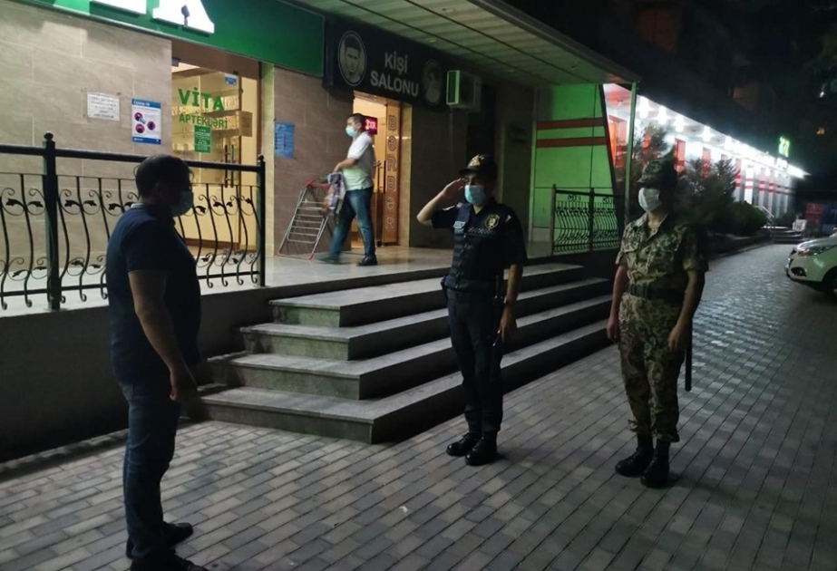 Paytaxtda polis və Daxili Qoşunların hərbi qulluqçuları tərəfindən fasiləsiz nəzarət-profilaktik tədbirləri davam etdirilir