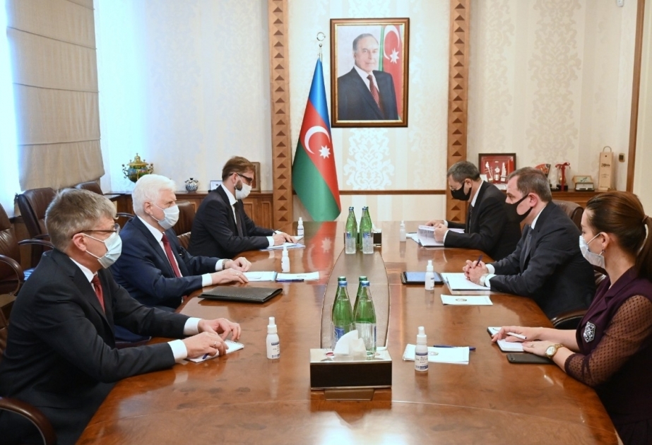 Azerbaijan`s FM meets with Russian ambassador