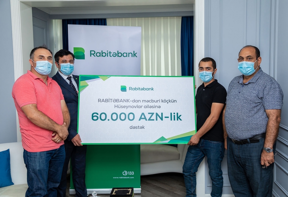 ®  “Rabitəbank”dan məcburi köçkün ailəsinə 60 min AZN-lik dəstək