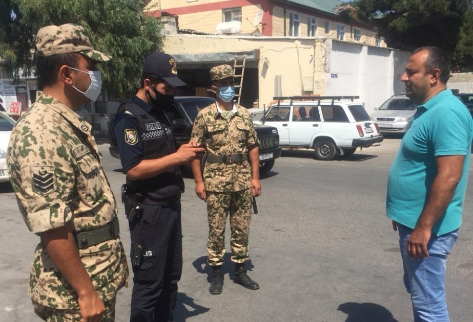 Bakıda sanitar-gigiyenik qaydalara əməl etməyən şəxslərə qarşı nəzarət–profilaktik tədbirlər həyata keçirilir