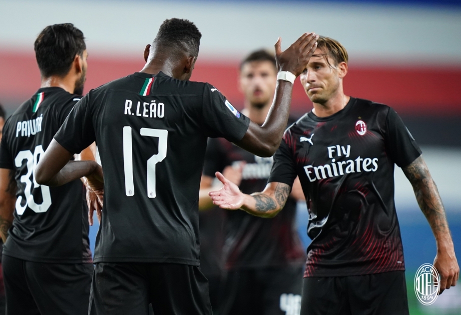 “Milan” səfərdə “Samdoriya”nı böyük hesabla məğlub edib