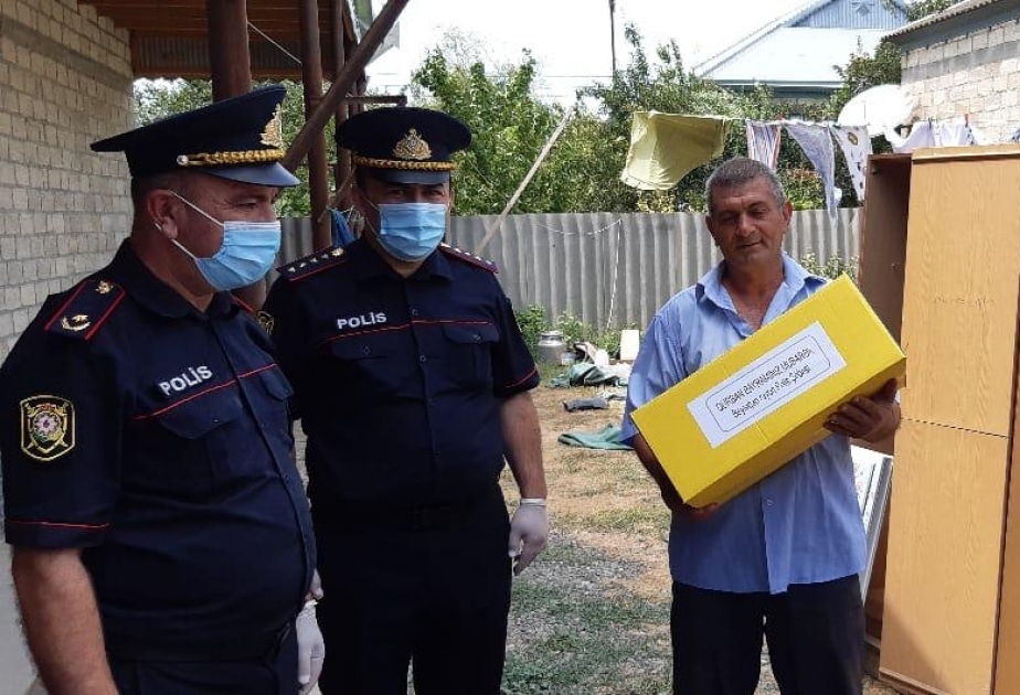 Qurban bayramı ilə əlaqədar Beyləqanda aztəminatlı ailələrə bayram sovqatları paylanılıb