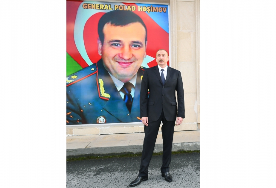 Prezident İlham Əliyev Qəbələdə general Polad Həşimovun xatirəsinin əbədiləşdirilməsi ilə bağlı tapşırıq verib