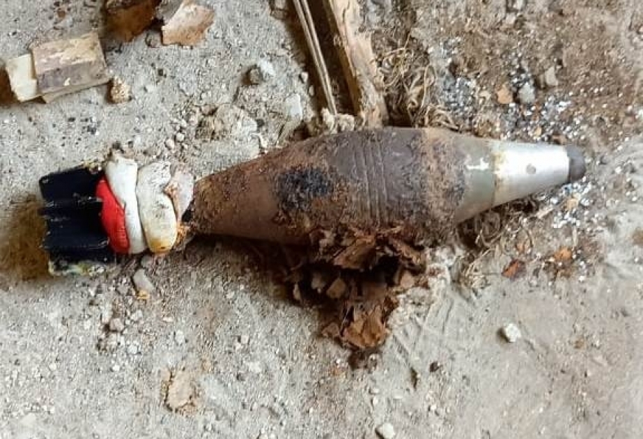 ANAMA: Ağdam rayonunun Zəngişalı kəndi ərazisində minaatan mərmiləri aşkar olunub