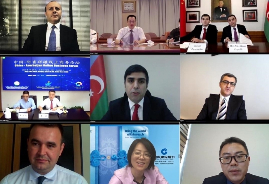 Se celebró el Foro Empresarial en Línea China-Azerbaiyán