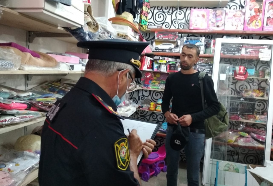 Siyəzəndə tibbi maskadan istifadə etməyən şəxslər cərimələnib