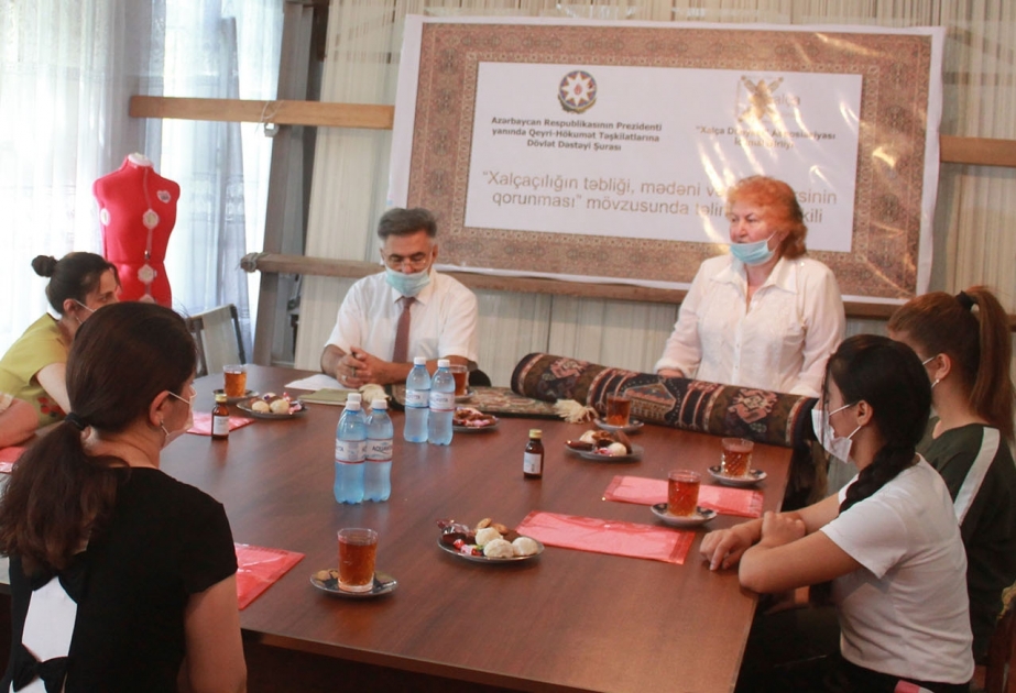 Qubada “Xalçaçılığın təbliği, mədəni və maddi irsinin qorunması” mövzusunda təlimlər keçirilib