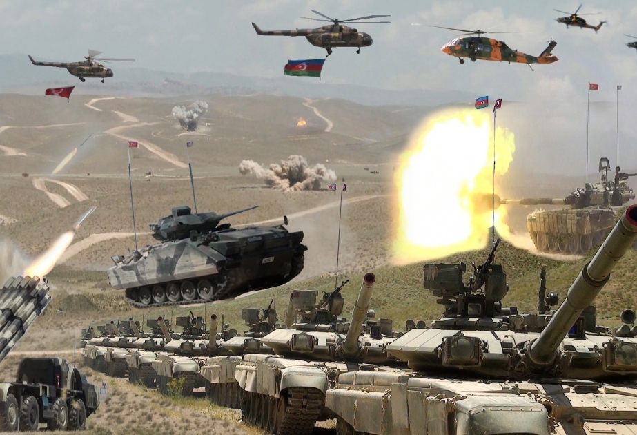 阿塞拜疆-土耳其大规模联合军事演习在纳希切万举行