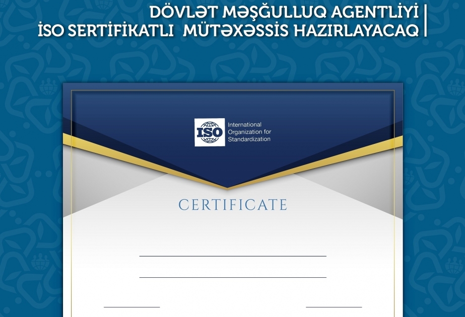 Agencia Estatal de Empleo de Azerbaiyán comenzará a formar especialistas con certificado internacional