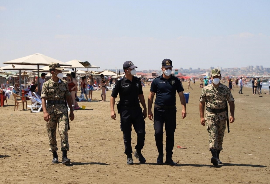 Bakı polisi: Çimərliklərdə nəzarət-profilaktik tədbirlər keçirilir