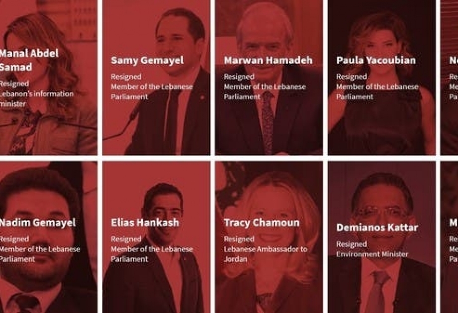 Livanın Baş Naziri istefa verəcəyini bəyan edib, artıq 4 nazir və 9 deputat istefa verib
