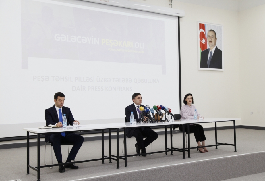 En Azerbaiyán ha comenzado la recepción de documentos en las instituciones educativas sobre formación profesional